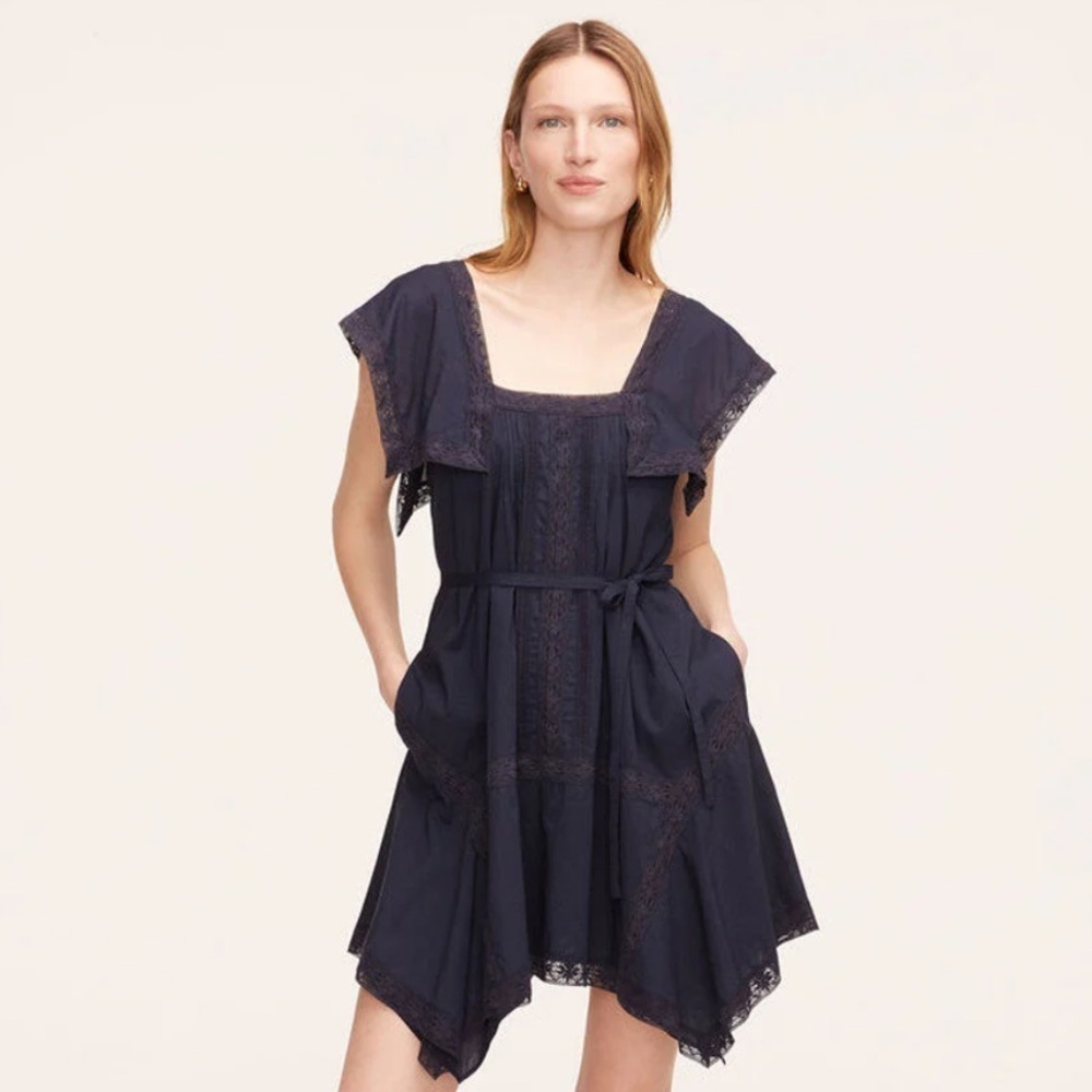 Rebecca Taylor Marine Blue Dress Size S $295 MSRP